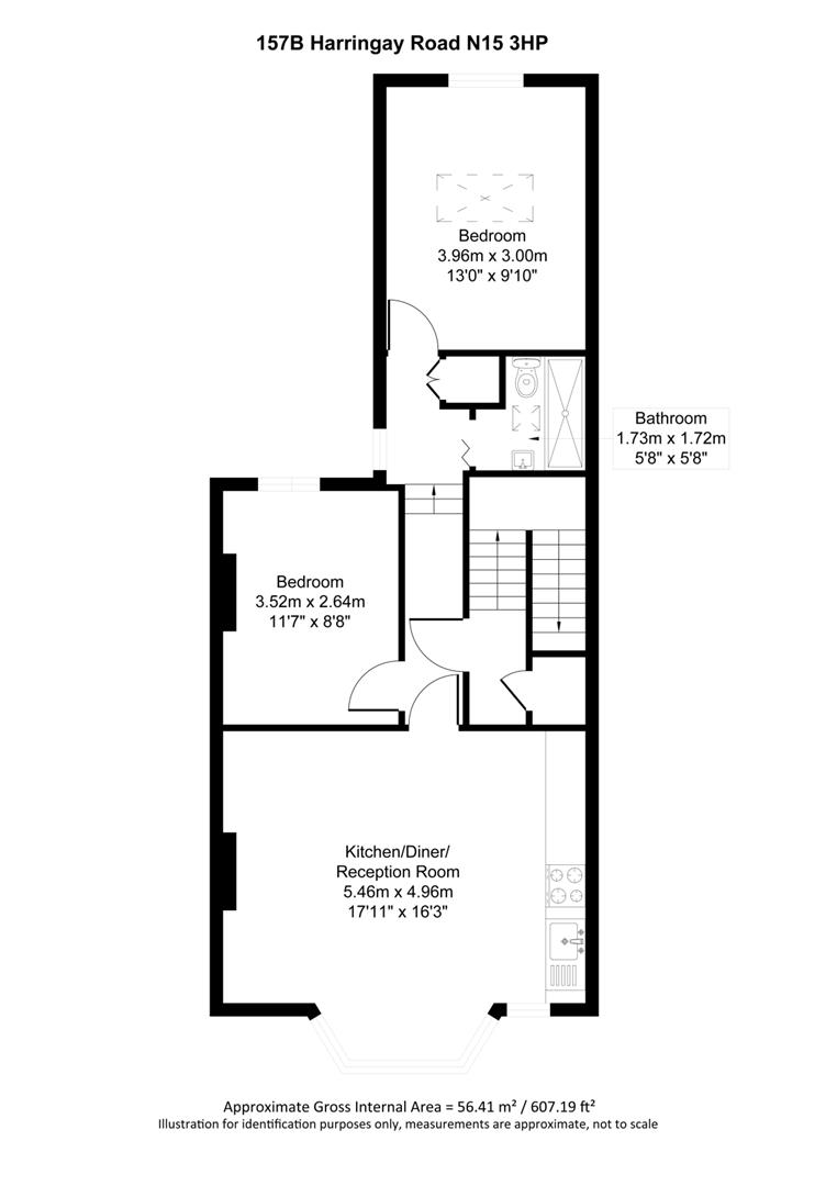 2 bedroom Flat for rent